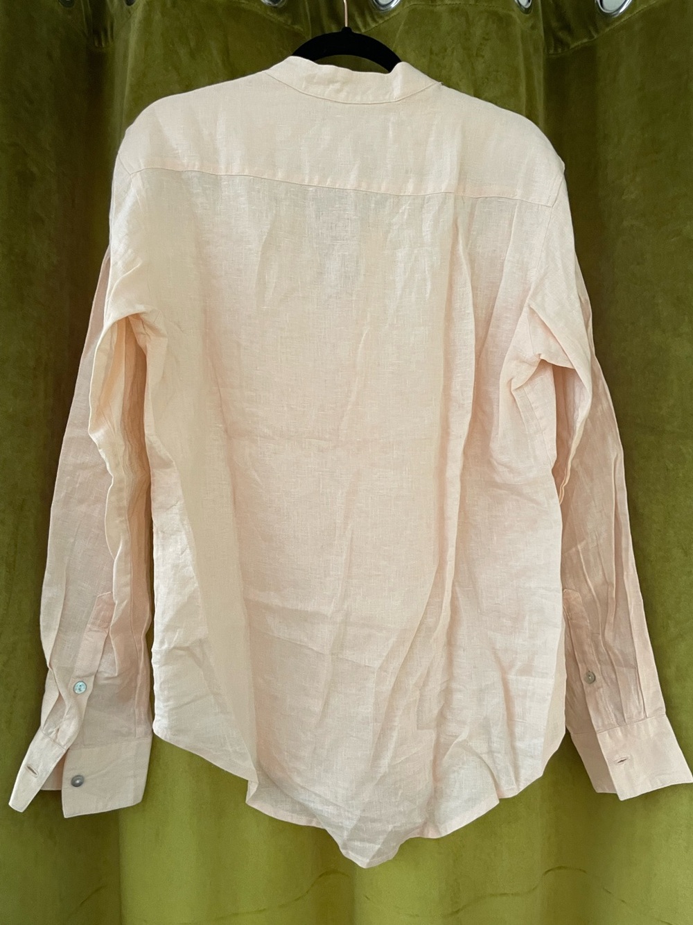 Aya Sacred Wear Men’s Linen Shirt - Picture 3 of 8